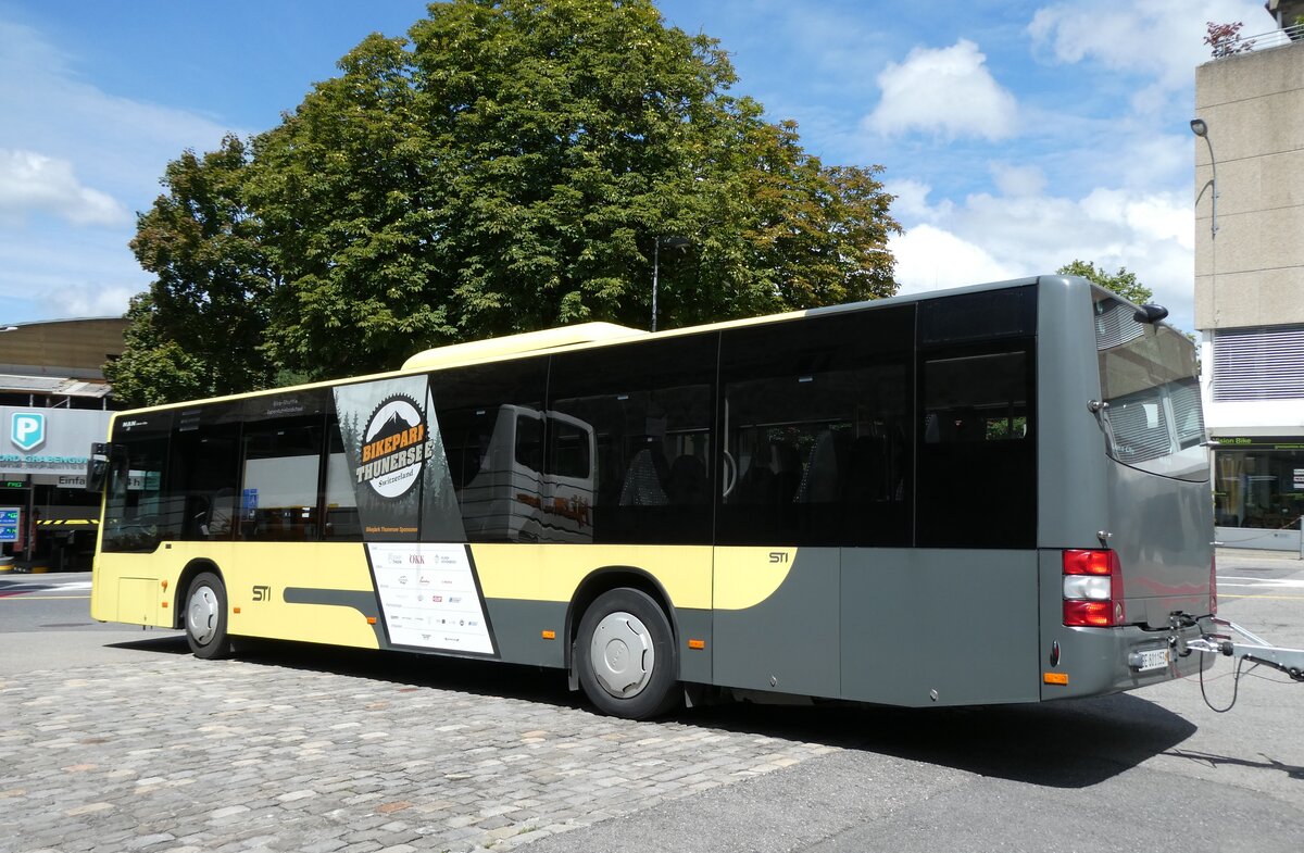(278'427) - STI Thun - Nr. 153/BE 801'153 - MAN am 3. August 2025 in Thun, Berntorplatz