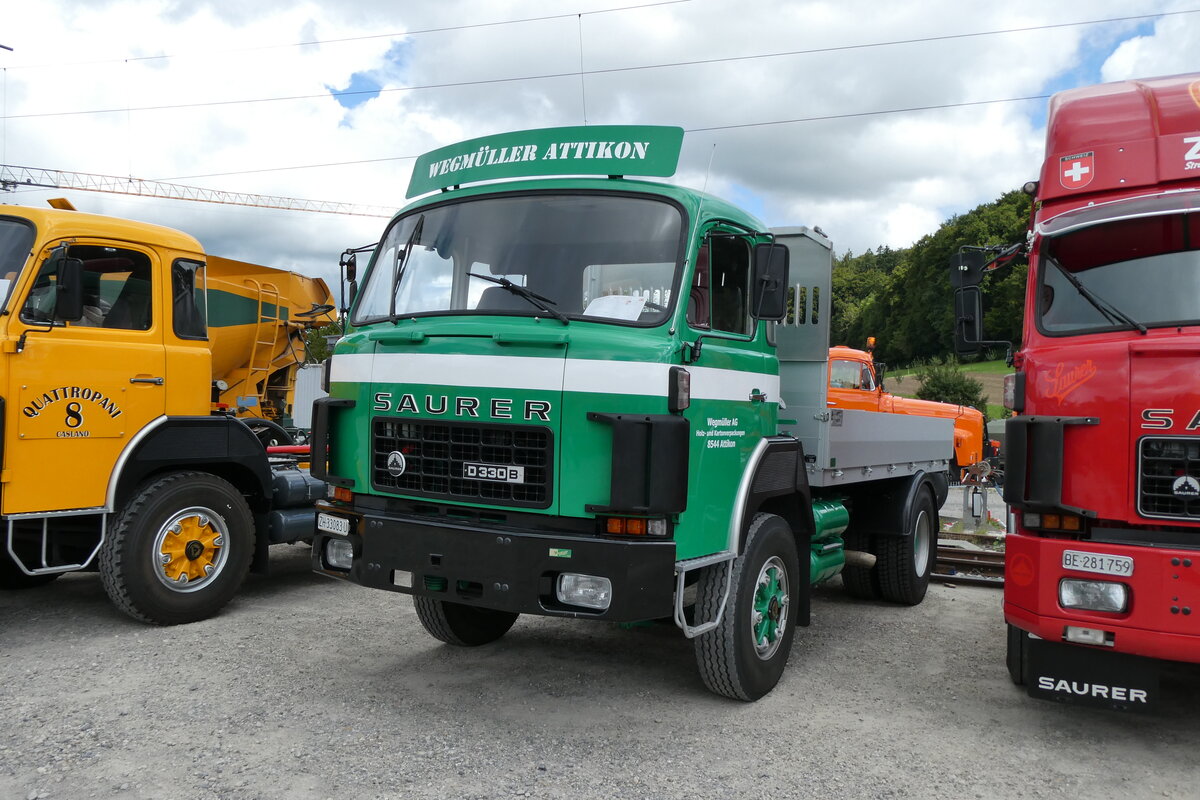 (279'703) - Wegm�ller, Attikon - ZH 33'083 U - Saurer am 30. August 2025 in Oberkirch, CAMPUS Sursee