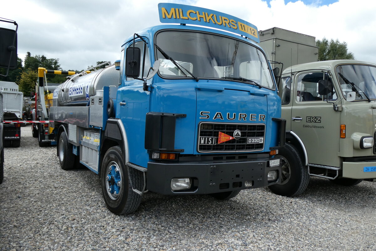 (279'706) - Milchkurs - ZG 60'030 U - Saurer am 30. August 2025 in Oberkirch, CAMPUS Sursee