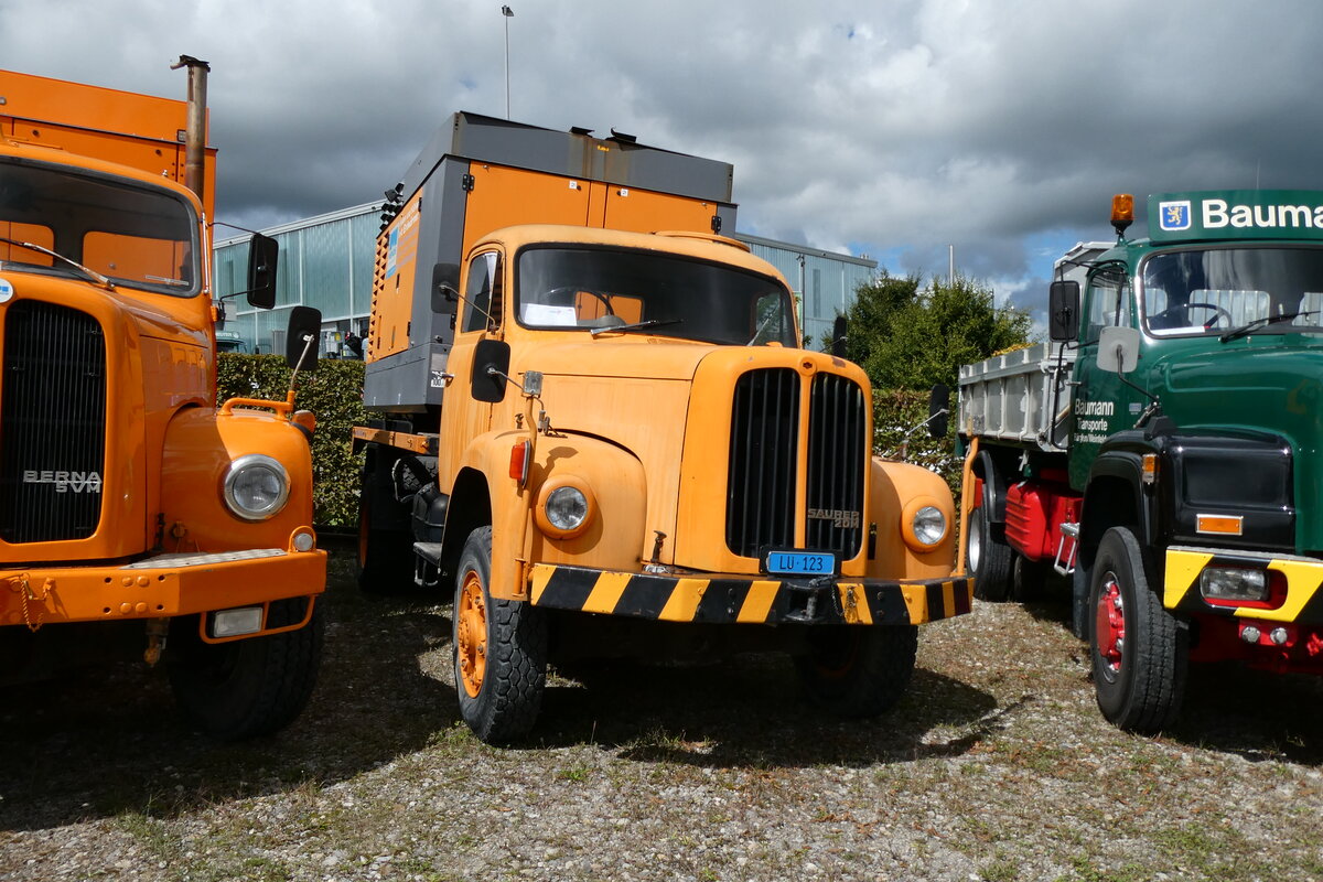 (279'713) - Saurer - LU 123 - am 30. August 2025 in Oberkirch, CAMPUS Sursee