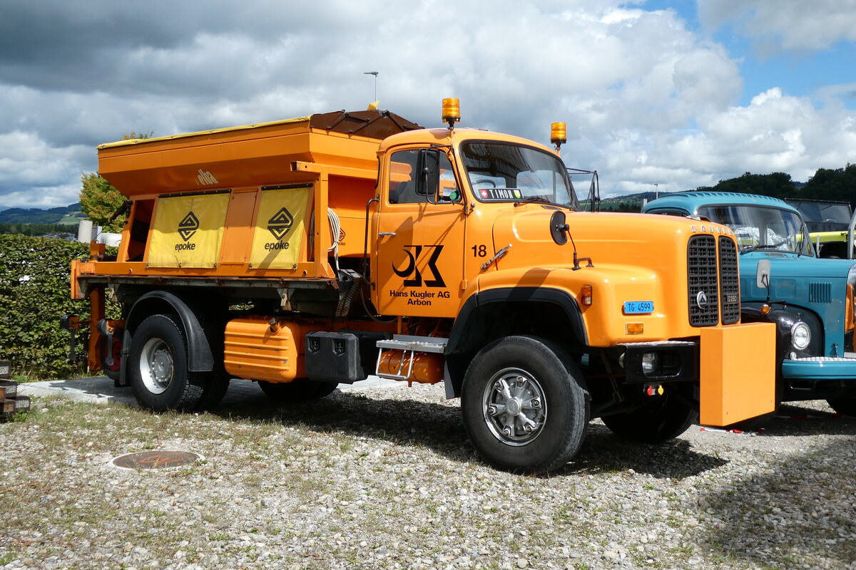 (279'714) - Kugler, Arbon - Nr. 18/TG 4599 - Saurer am 30. August 2025 in Oberkirch, CAMPUS Sursee