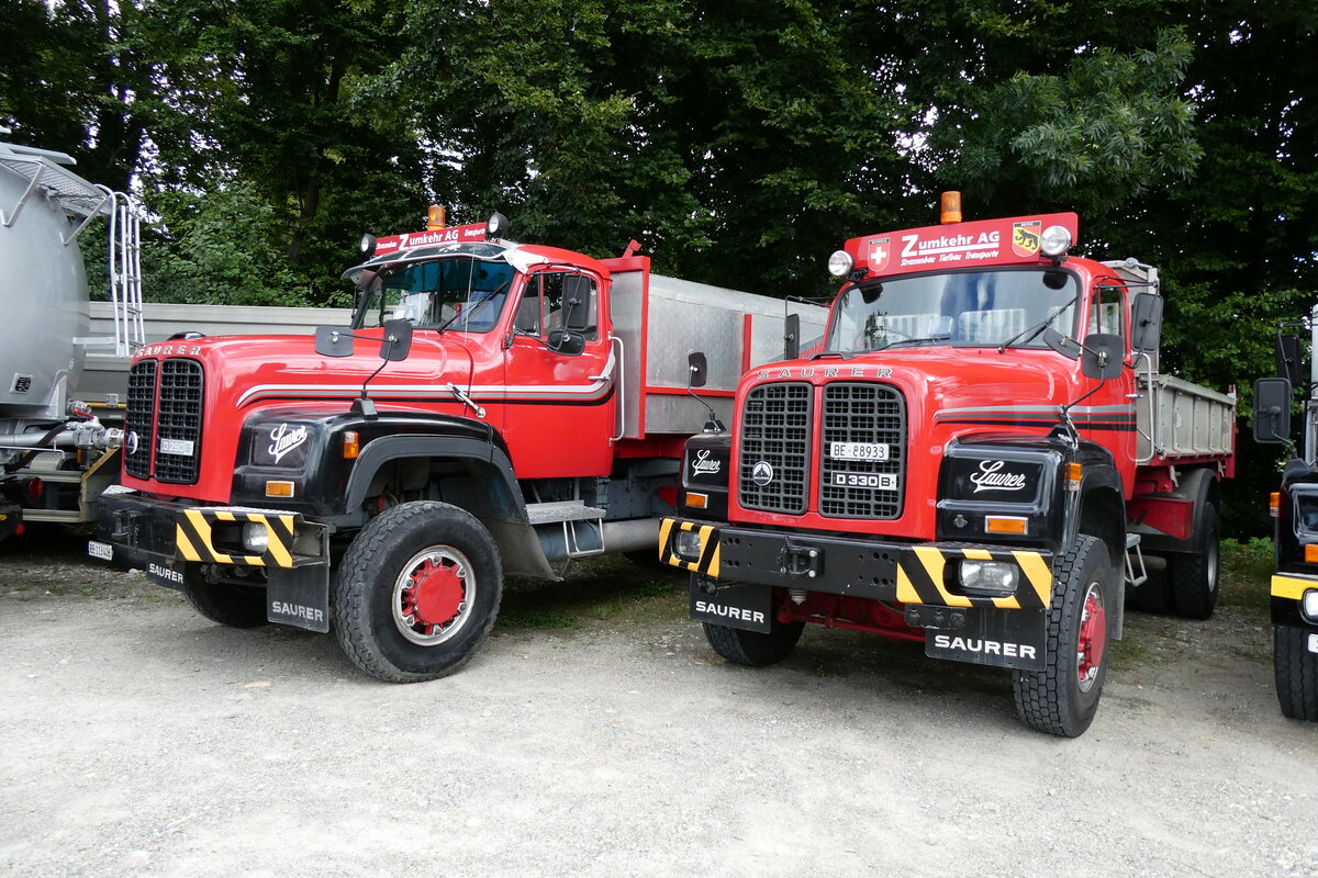 (279'726) - Zumkehr, Frutigen - BE 88'933 - Saurer am 30. August 2025 in Oberkirch, CAMPUS Sursee