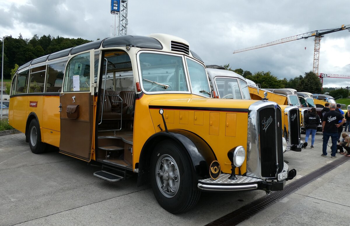 (279'767) - Mller, Uttigen - BE 14'452 - Saurer/Eggli (ex Tschannen, Arth; ex OPC Ennetbrgen Nr. 2; ex M+79'513; ex P 23'153; ex P 2240) am 30. August 2025 in Oberkirch, CAMPUS Sursee