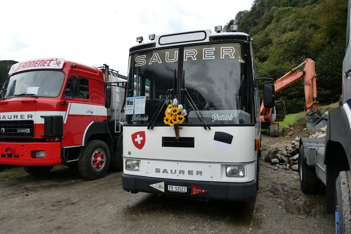 (280'359) - Cassella, Le Châtelard - FR 52523 - Saurer/Lauber (ex Epiney, Ayer) am 13. September 2025 in Iragna, Riviera (280'359) - Cassella, Le Châtelard - FR 52523 - Saurer/Lauber (ex Epiney, Ayer) am 13. September 2025 in Iragna, Riviera