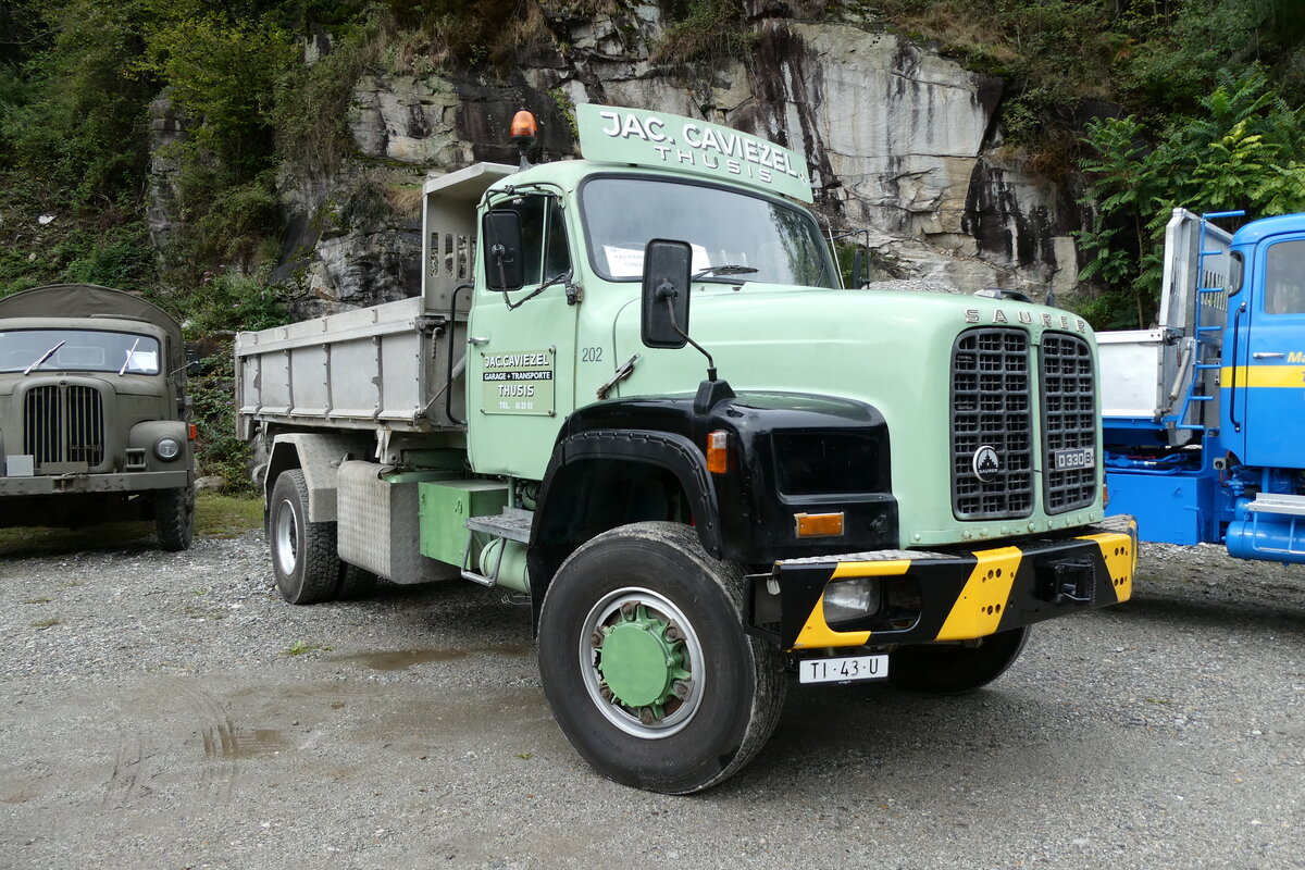 (280'361) - Caviezel, Thusis - Nr. 202/TI 43 U - Saurer am 13. September 2025 in Iragna, Riviera
