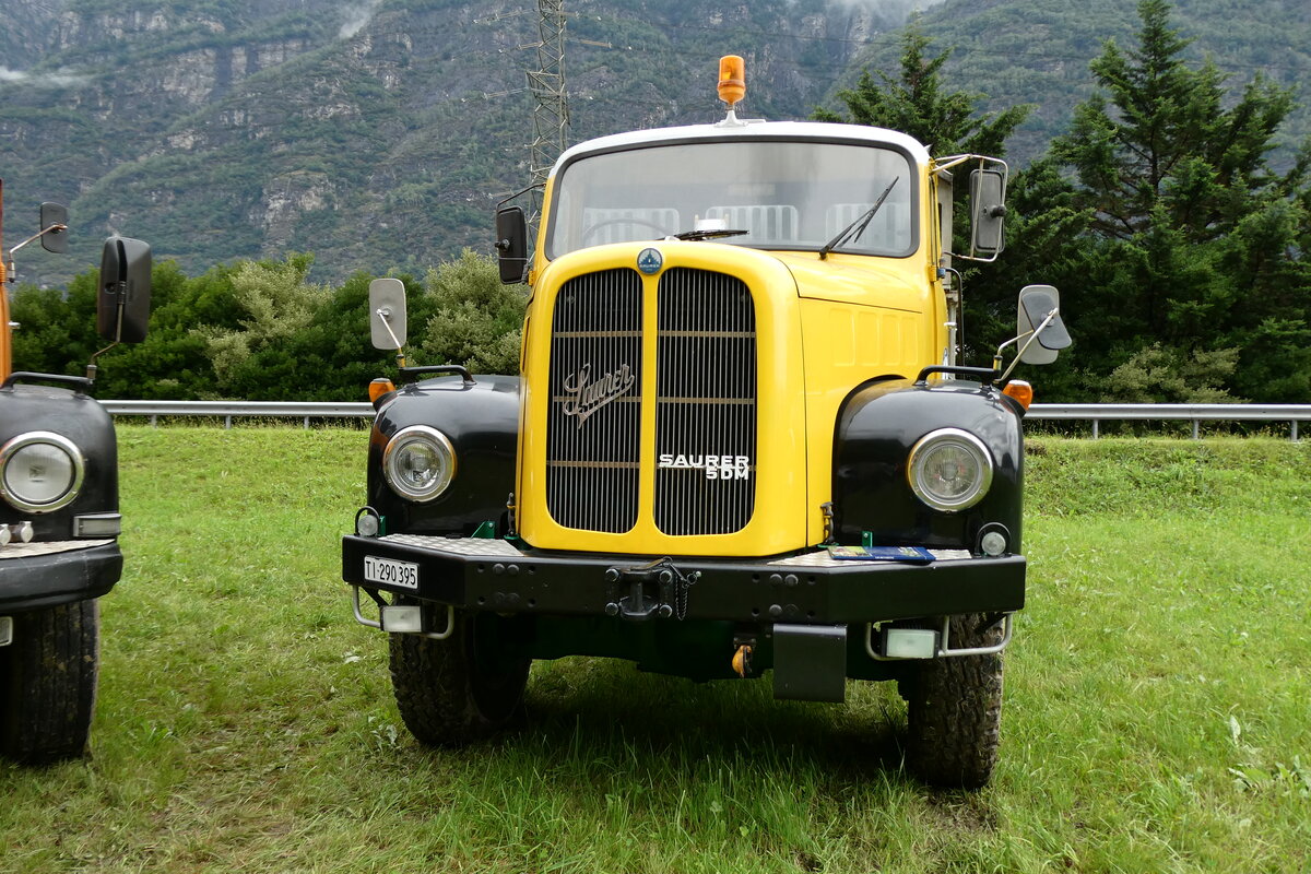 (280'384) - Saurer - TI 290'395 - am 13. September 2025 in Iragna, Riviera