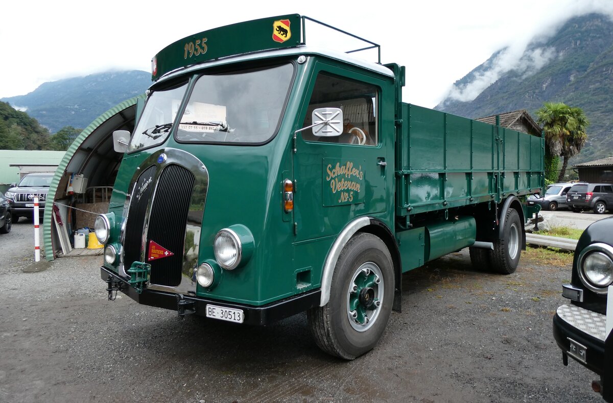 (280'387) - Schaffer, Oberburg - Nr. 5/BE 30'513 - Saurer am 13. September 2025 in Iragna, Riviera