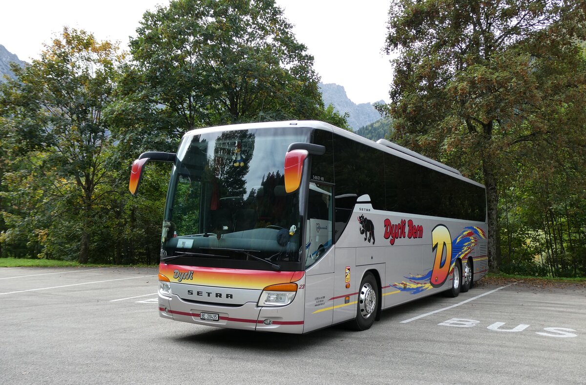 (280'499) - Aus der Schweiz: Dysli, Bern - Nr. 23/BE 28'435 - Setra am 17. September 2025 in Eng, Eng Alm