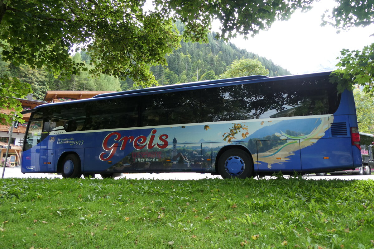 (280'503) - Aus Deutschland: Greis, Nesselwang - FÜS-EG 444 - Setra am 17. September 2025 in Eng, Eng Alm (280'503) - Aus Deutschland: Greis, Nesselwang - FÜS-EG 444 - Setra am 17. September 2025 in Eng, Eng Alm