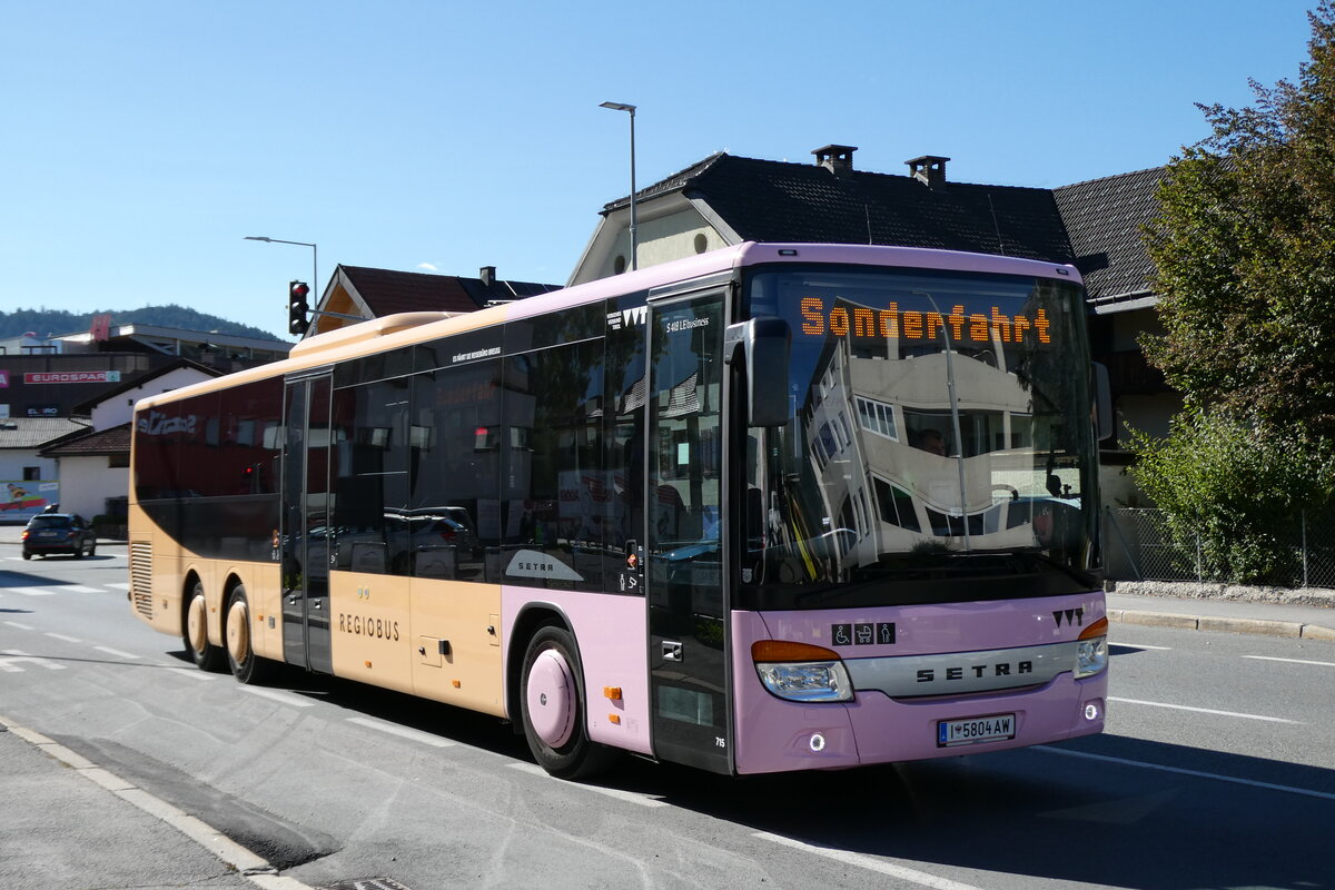 (280'545) - Breuss, Rankweil - Nr. 715/I 5804 AW - Setra am 18. September 2025 in Telfs, Anton-Auer-Strasse (280'545) - Breuss, Rankweil - Nr. 715/I 5804 AW - Setra am 18. September 2025 in Telfs, Anton-Auer-Strasse