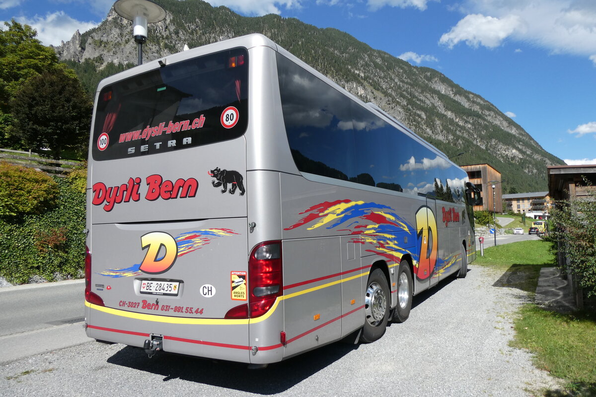(280'638) - Aus der Schweiz: Dysli, Bern - Nr. 23/BE 28'435 - Setra am 21. September 2025 in Brand, Brandnerhof (280'638) - Aus der Schweiz: Dysli, Bern - Nr. 23/BE 28'435 - Setra am 21. September 2025 in Brand, Brandnerhof