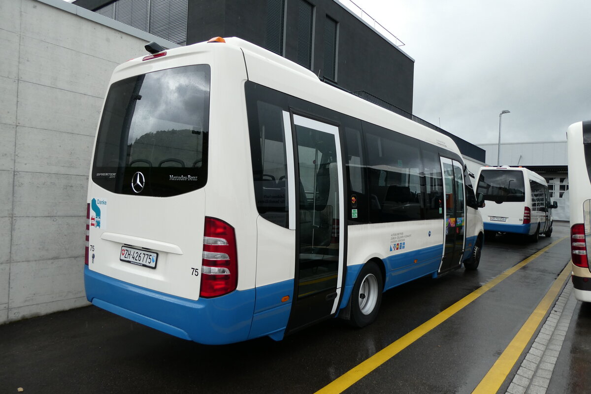 (280'751) - AZZK Zollikon - Nr. 75/ZH 426'775 - Mercedes am 27. September 2025 in Winterthur, Daimler Buses (280'751) - AZZK Zollikon - Nr. 75/ZH 426'775 - Mercedes am 27. September 2025 in Winterthur, Daimler Buses