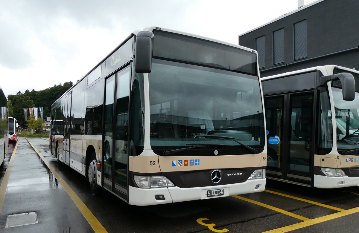 (280'758) - AZZK Zollikon - Nr. 52/ZH 738'052 - Mercedes am 27. September 2025 in Winterthur, Daimler Buses