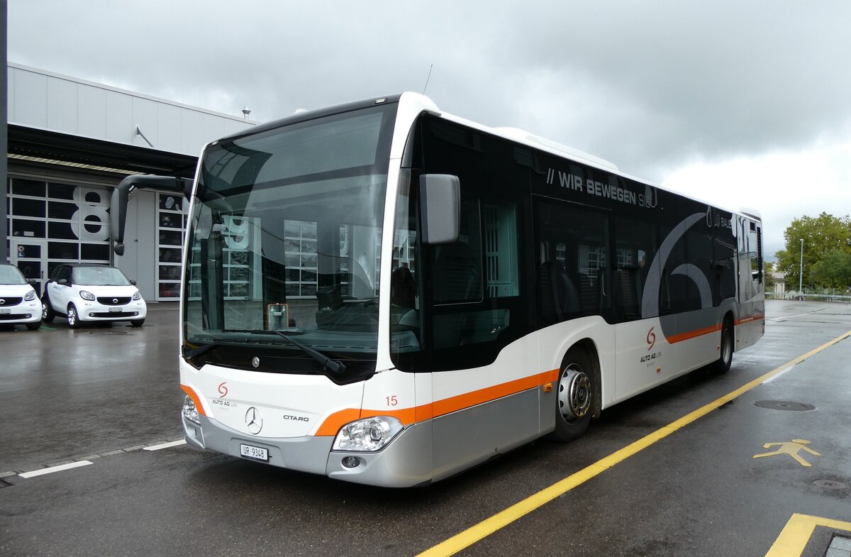 (280'780) - AAGU Altdorf - Nr. 15/UR 9348 - Mercedes am 27. September 2025 in Winterthur, Daimler Buses (280'780) - AAGU Altdorf - Nr. 15/UR 9348 - Mercedes am 27. September 2025 in Winterthur, Daimler Buses