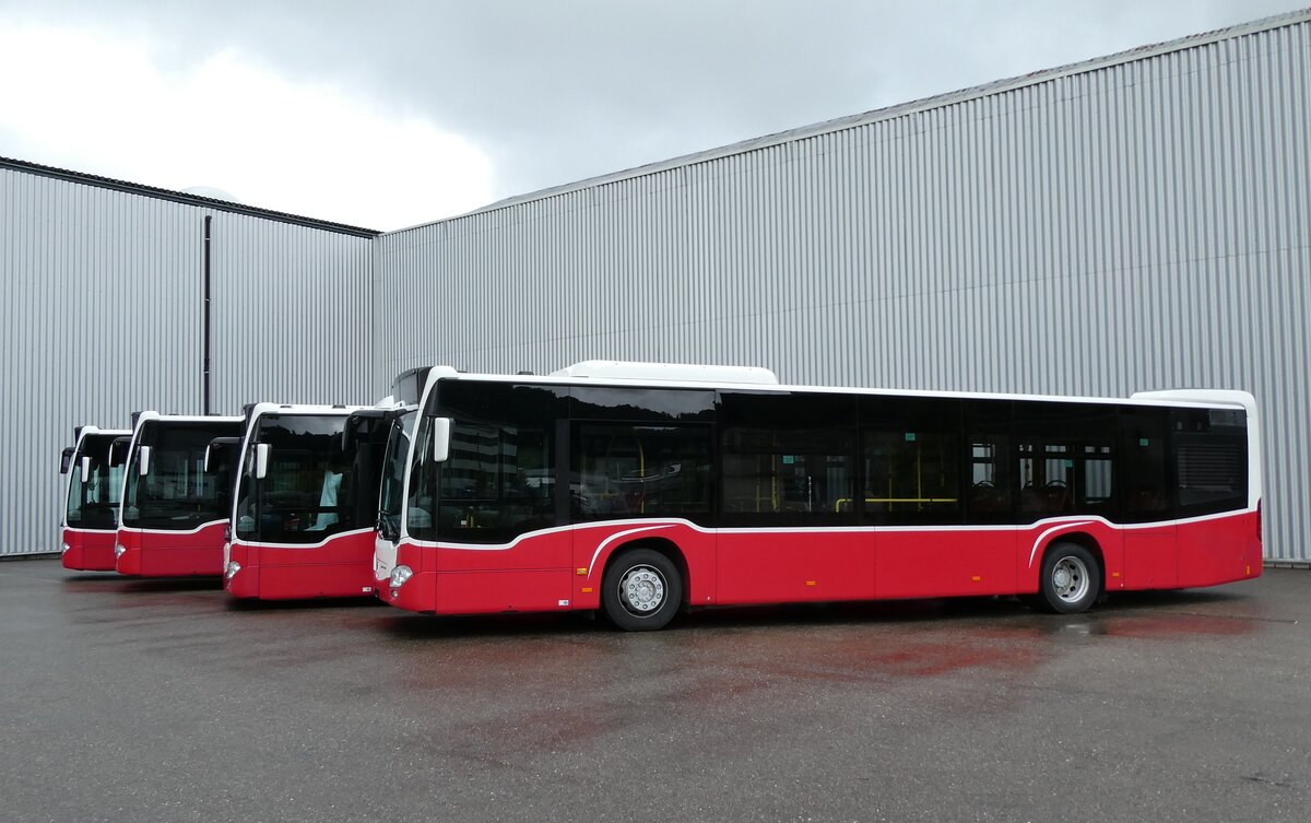 (280'784) - PostAuto Ostschweiz - PID 12'318 - Mercedes (ex PostAuto Bern; ex Wiener Linien, A-Wien Nr. 8158) am 27. September 2025 in Winterthur, Daimler Buses (280'784) - PostAuto Ostschweiz - PID 12'318 - Mercedes (ex PostAuto Bern; ex Wiener Linien, A-Wien Nr. 8158) am 27. September 2025 in Winterthur, Daimler Buses