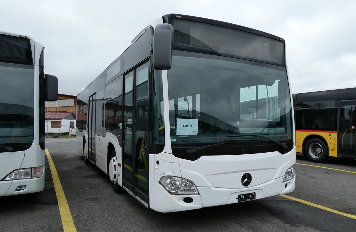 (280'825) - Theytaz, Sion - Mercedes (ex Will, D-Hassfurt Nr. 1085; ex Dr. Richard, A-Graz Nr. 1068; ex Dr. Richard, A-Wien Nr. 1068) am 28. September 2025 in Kerzers, Interbus  (280'825) - Theytaz, Sion - Mercedes (ex Will, D-Hassfurt Nr. 1085; ex Dr. Richard, A-Graz Nr. 1068; ex Dr. Richard, A-Wien Nr. 1068) am 28. September 2025 in Kerzers, Interbus