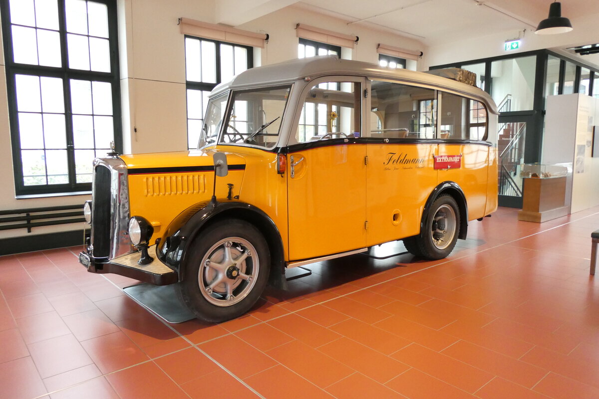 (280'894) - Feldmann, Bilten - Saurer/Saurer (ex Rieser, Hütten; ex Privat im Sihltal; ex Lienert, Einsiedeln; ex Steiner, Meikirch) am 2. Oktober 2025 in Safenwil, Emil Frey Classics  (280'894) - Feldmann, Bilten - Saurer/Saurer (ex Rieser, Hütten; ex Privat im Sihltal; ex Lienert, Einsiedeln; ex Steiner, Meikirch) am 2. Oktober 2025 in Safenwil, Emil Frey Classics