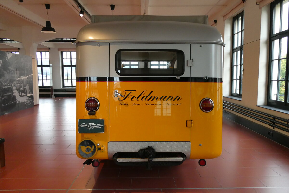 (280'895) - Feldmann, Bilten - Saurer/Saurer (ex Rieser, Hütten; ex Privat im Sihltal; ex Lienert, Einsiedeln; ex Steiner, Meikirch) am 2. Oktober 2025 in Safenwil, Emil Frey Classics (280'895) - Feldmann, Bilten - Saurer/Saurer (ex Rieser, Hütten; ex Privat im Sihltal; ex Lienert, Einsiedeln; ex Steiner, Meikirch) am 2. Oktober 2025 in Safenwil, Emil Frey Classics