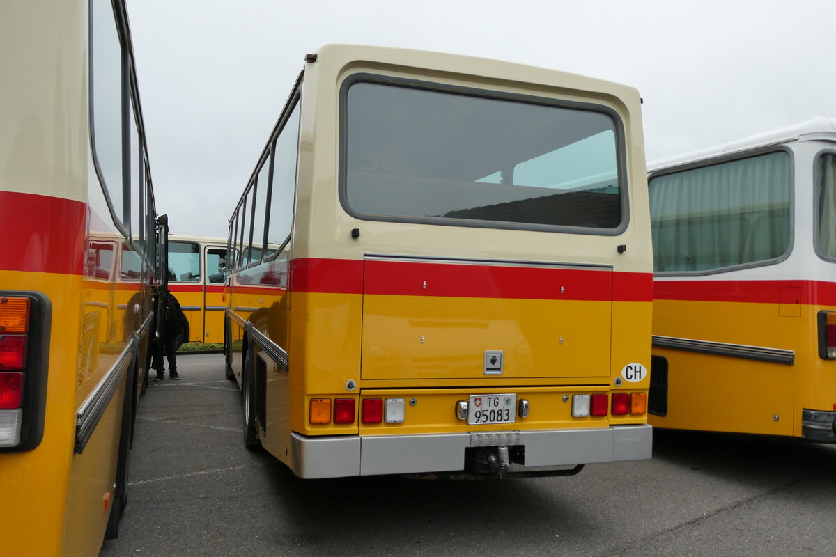 (281'369) - Oldtimer Club Saurer, Arbon - TG 95'083 - Saurer/Tscher (ex Schwizer, Goldach Nr. 2) am 12. Oktober 2025 in Schwarzenberg, Rssli