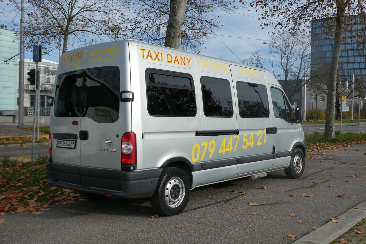 &282'130) - Taxi Dany, Payerne - FR 363'448 - Nissan am 7. November 2025 in Bern, Guisanplatz