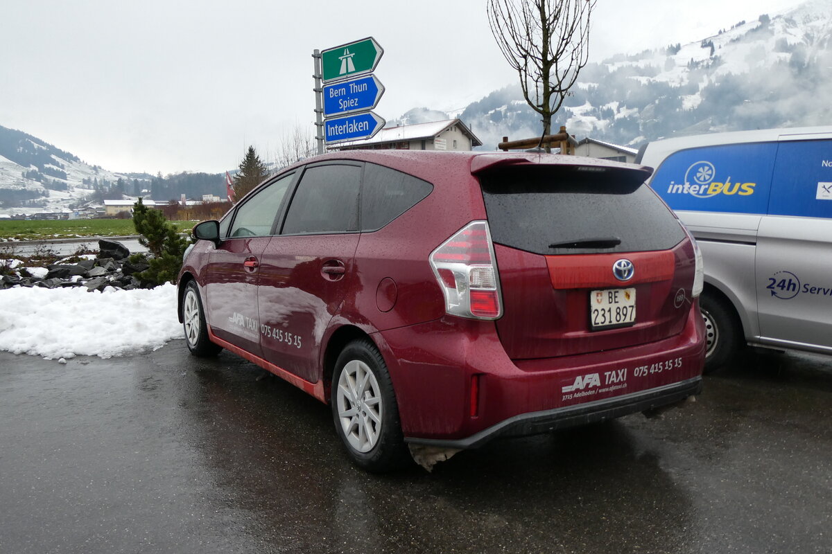 (282'561) - AFA Adelbod�n - Nr. 199/BE 231'897 - Toyota am 24. November 2025 in Frutigen, Garage