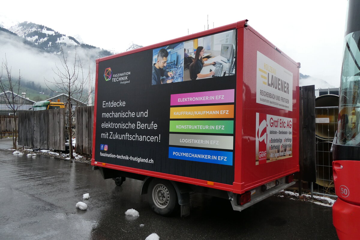 (282'566) - AFA Adelboden - Nr. 68/BE 590'378 - Niederhauser Gep�ckanh�nger am 24. November 2025 in Frutigen, Garage