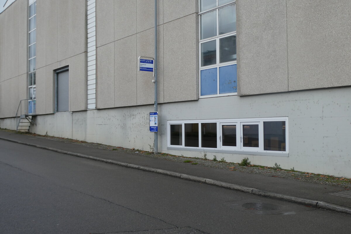 (282'811) - Artour-Haltestelle am 5. Dezember 2025 in Arbon, Seeparksaal