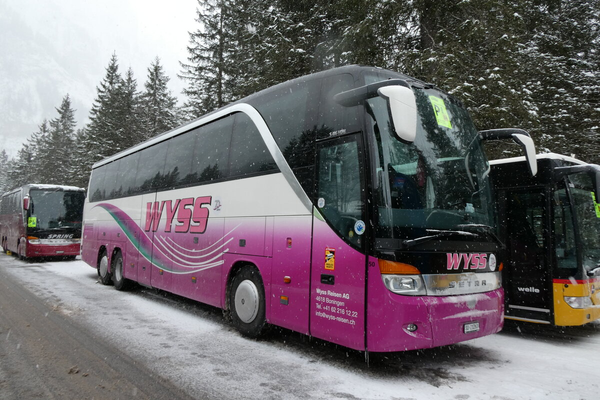 (283'900) - Wyss, Boningen - Nr. 50/SO 21'263 - Setra am 10. Januar 2026 in Adelboden, Unter dem Birg