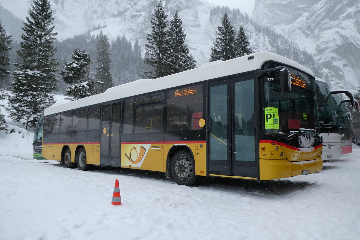 (283'928) - Steiner, Messen - SO 21'149/PID 5371 - Scania/Hess am 10. Januar 2026 in Adelboden, Unter dem Birg 