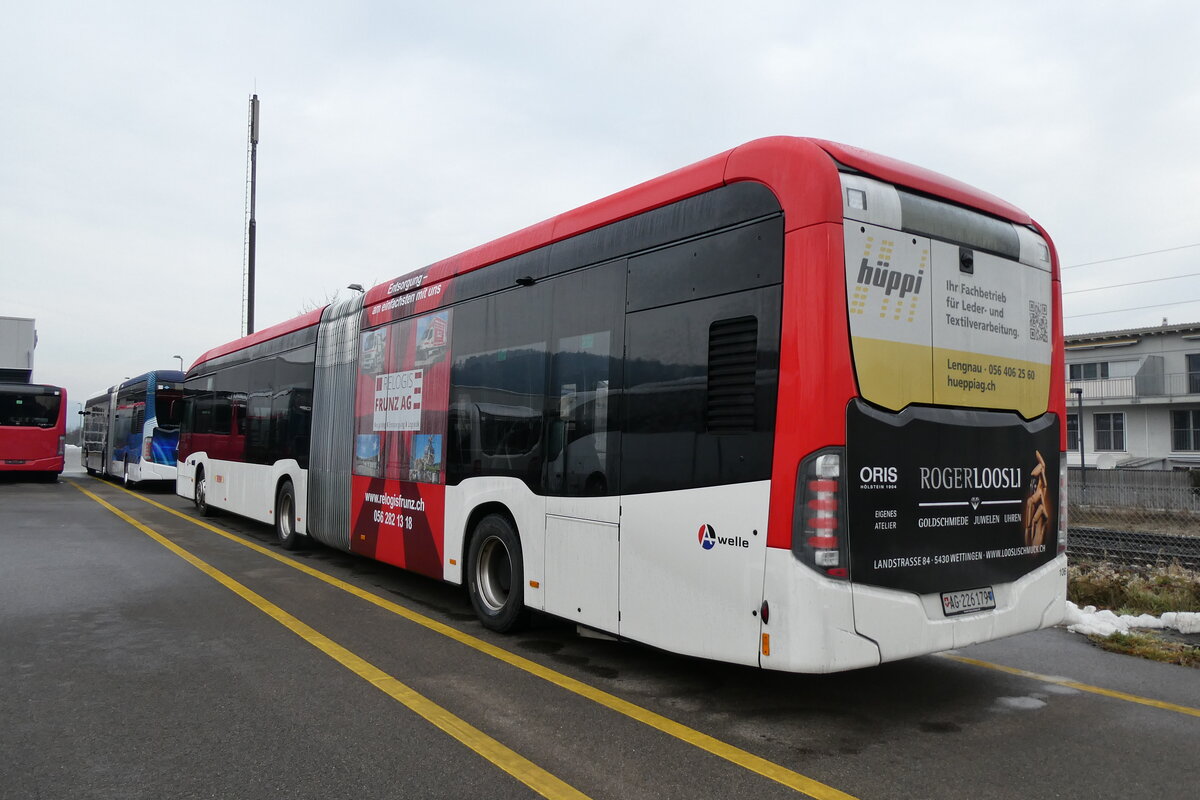(284'244) - RVBW Wettingen - Nr. 106/AG 226'179 - eMercedes am 17. Januar 2026 in Winterthur, Daimler Buses