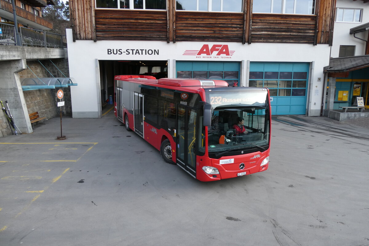 (284'289) - AFA Adelboden - Nr. 93/BE 26'705 - Mercedes am 20. Januar 2026 in Adelboden, Busstation