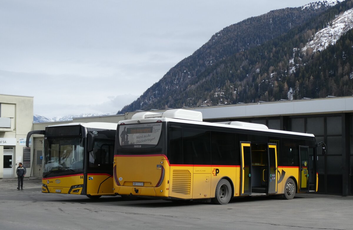 (284'812) - Gaudenz, Andeer - GR 163'714/PID 11'920 - Iveco am 10. Februar 2026 in M�stair, Garage Oswald