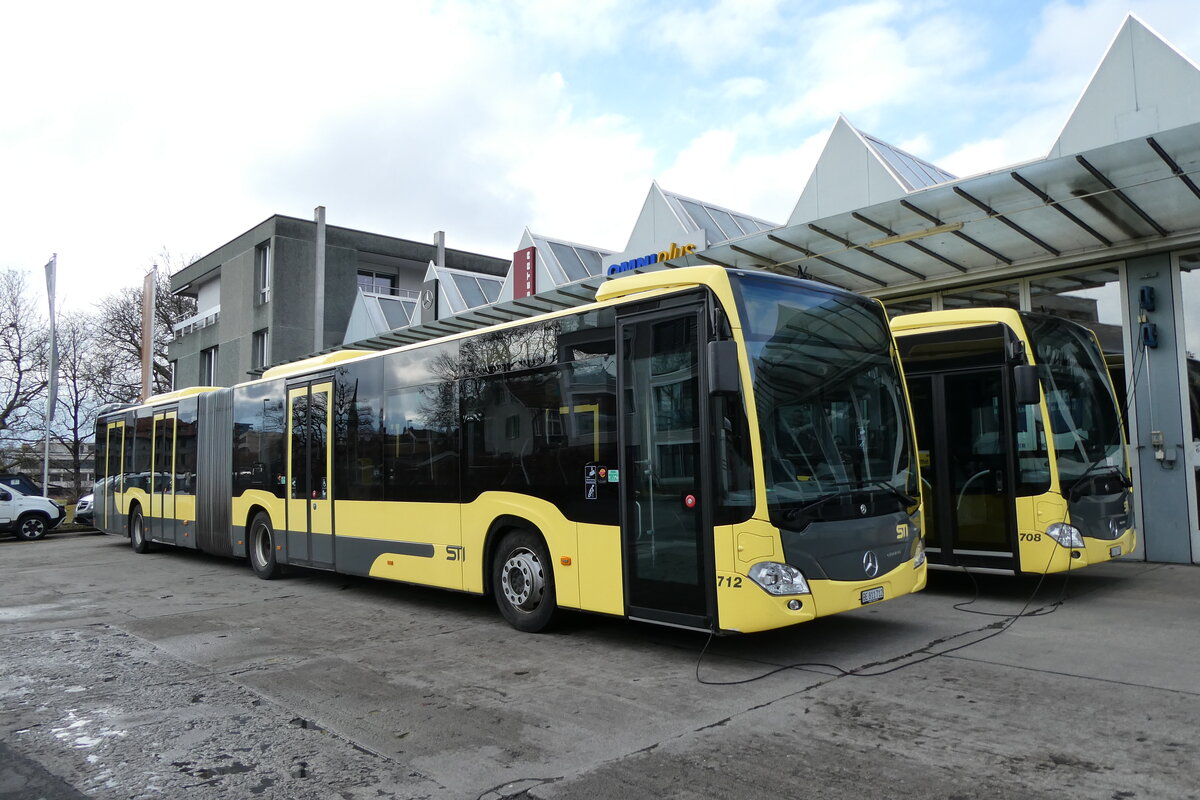 (284'921) - STI Thun - Nr. 712/BE 811'712 - Mercedes am 15. Februar 2026 in Thun, Garage