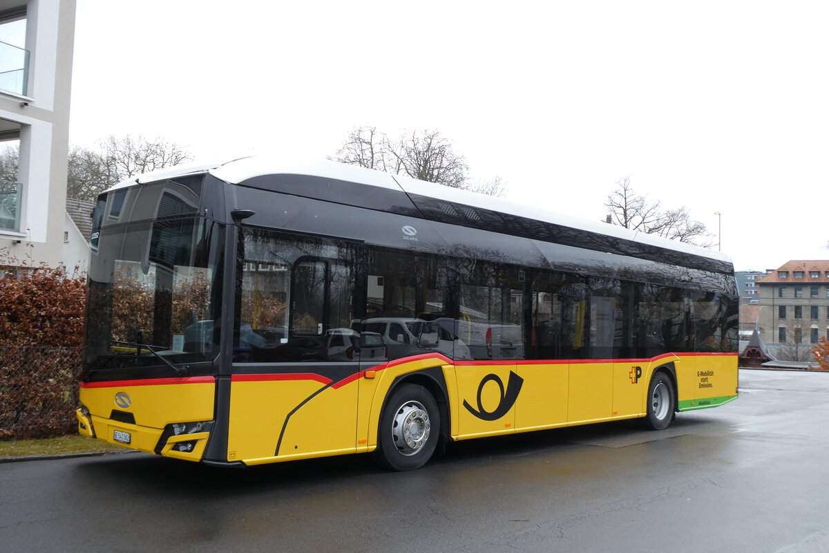 (284'941) - PostAuto Bern - BE 541'062/PID 12'352 - eSolaris am 19. Februar 2026 in Thun, Garage STI