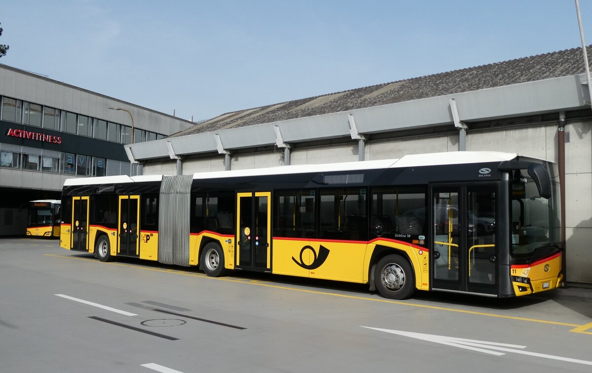 (285'260) - Steiner, Ortschwaben - Nr. 11/BE 26'023/PID 11'456 - Solaris am 6. M�rz 2026 in Bern, Postautostation