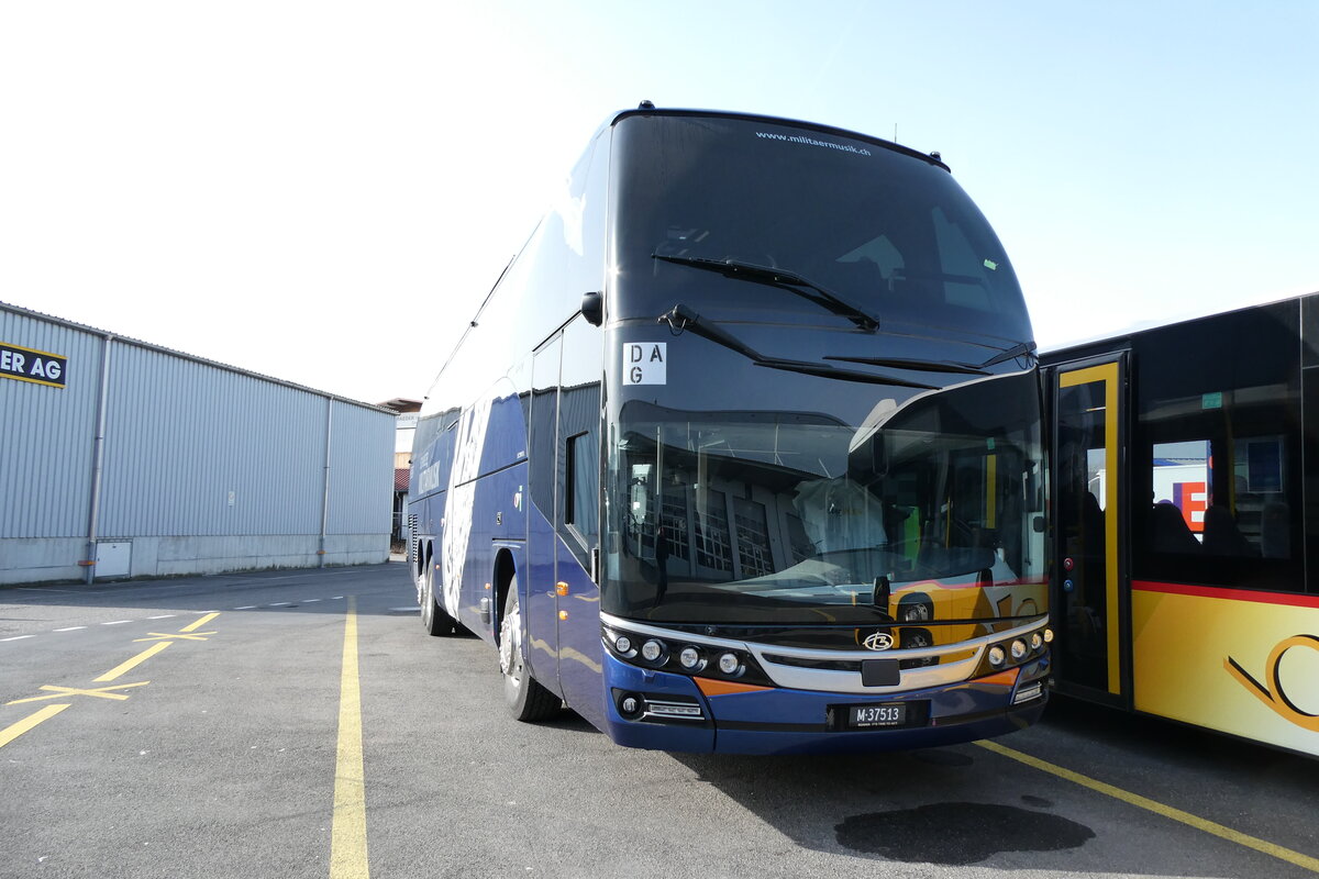 (285'296) - Schweizer Armee - M+37'513 - MAN/Beulas am 7. M�rz 2026 in Kerzers, Interbus