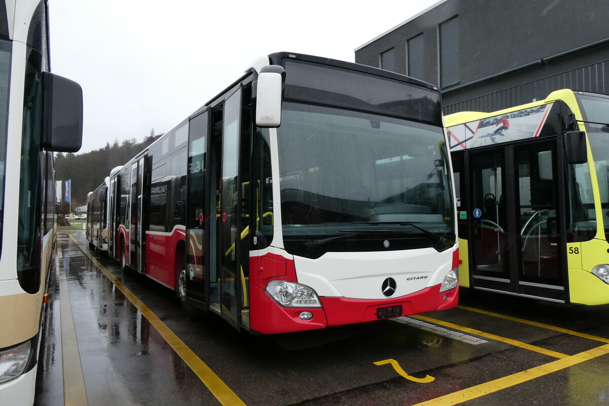 (285'407) - PostAuto Ostschweiz - PID 12'414 - Mercedes (ex PostAuto Bern; ex Wiener Linien, A-Wien Nr. 8154) am 14. Februar 2026 in Winterthur, Daimler Buses