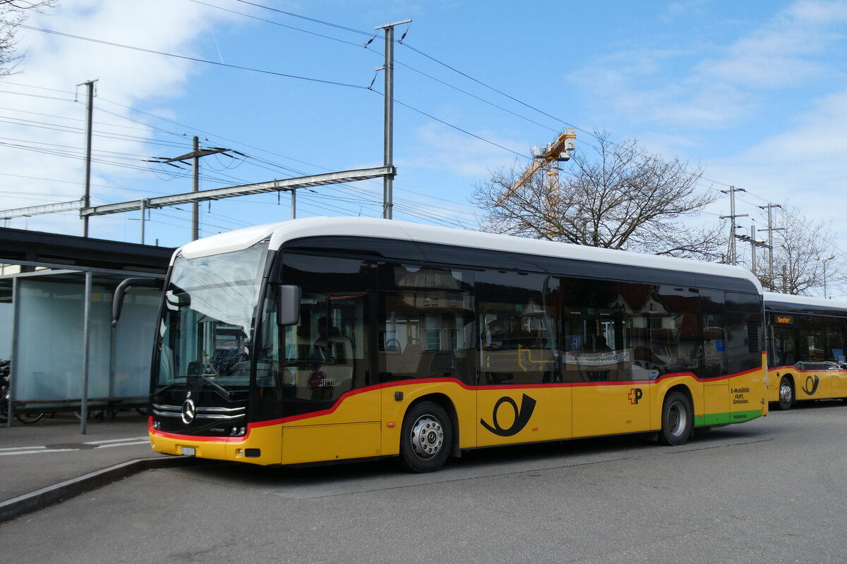 (285'447) - PostAuto Ostschweiz - TG 158'222/PID 12'254 - eMercedes am 17. M�rz 2026 beim Bahnhof Weinfelden