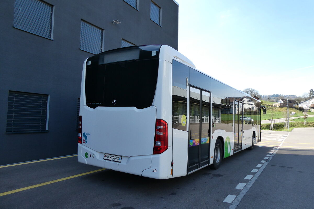 (285'798) - Maag, Kloten - Nr. 20/ZH 929'620 - Mercedes am 28. M�rz 2026 in Winterthur, Daimler Buses