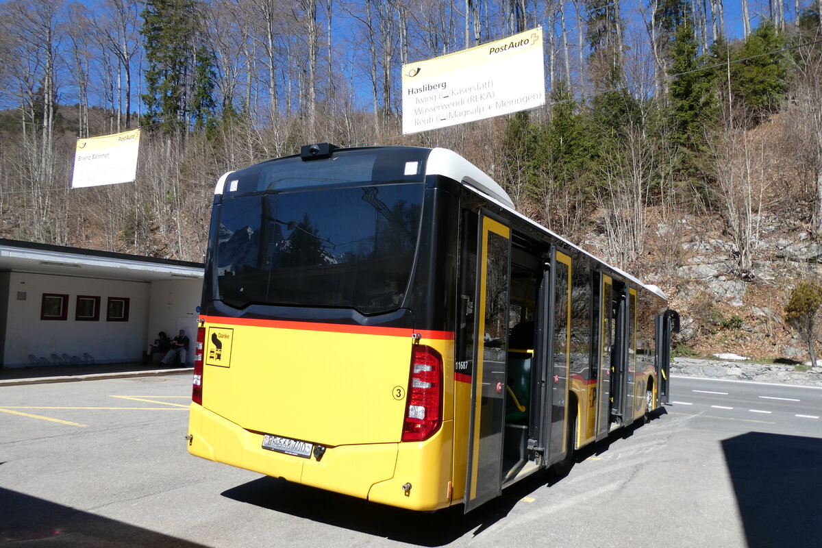 (286'011) - Fl�ck, Brienz - Nr. 3/BE 568'700/PID 11'687 - Mercedes (ex PostAuto Bern) am 7. April 2026 auf dem Br�nigpass