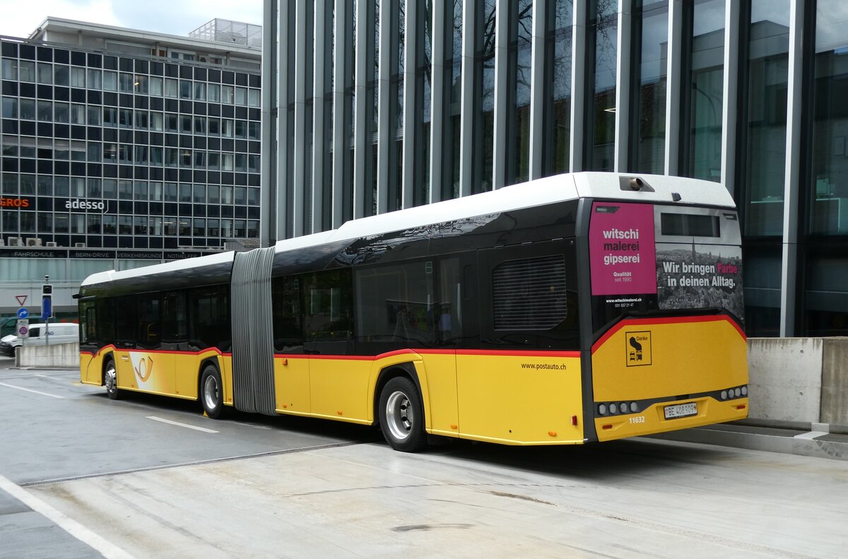 (286'061) - PostAuto BErn - Nr. 11'632/BE 408'909/PID 11'632 - Solaris am 10. April 2026 in Bern, Postautostation