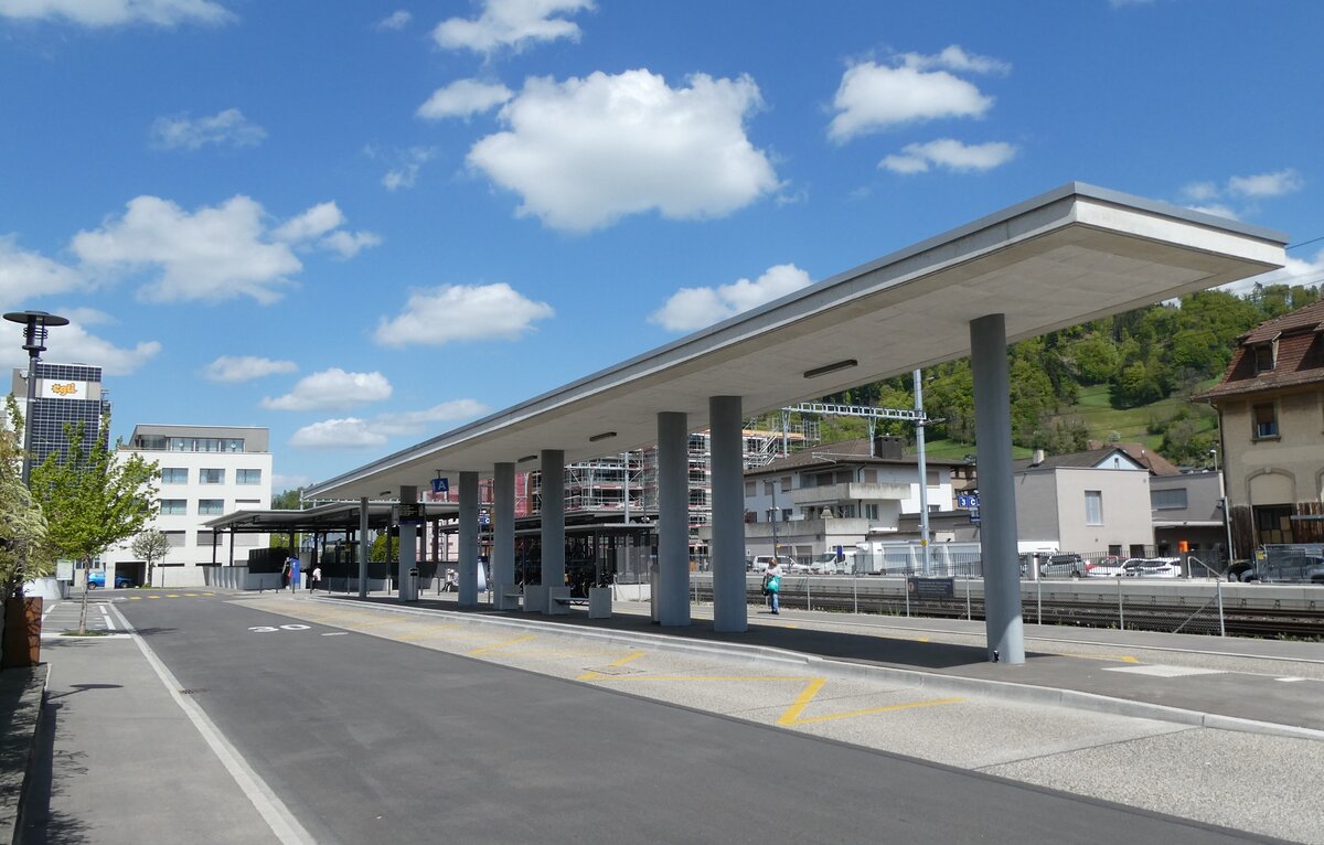 (286'280) - PostAuto-Haltestellen am 21. April 2026 beim Bahnhof Nebikon