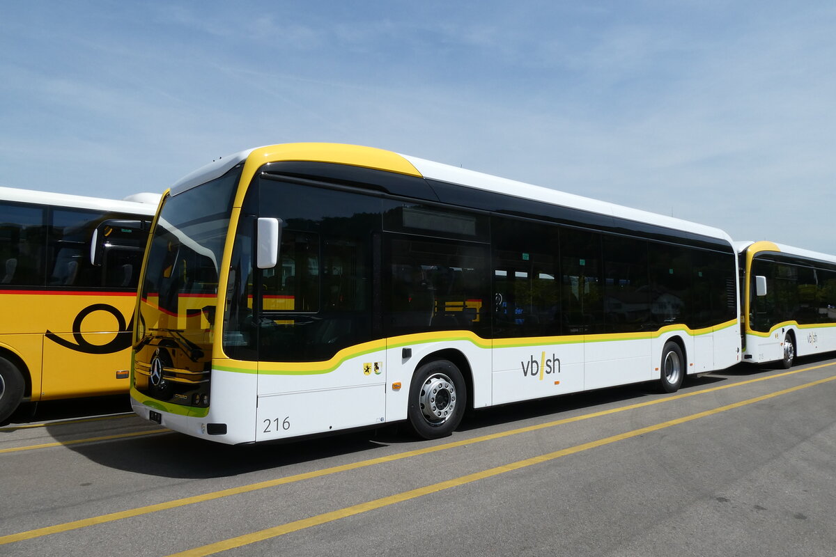 (286'676) - VBSH Schaffhausen - Nr. 216 - eMercedes am 2. Mai 2026 in Winterthur, Daimler Buses
