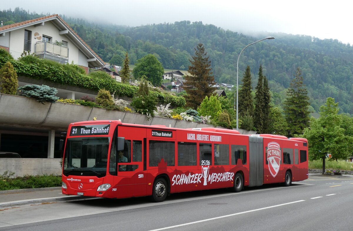 (286'822) - STI Thun - Nr. 703/BE 754'703 - Mercedes am 5. Mai 2026 in Oberhofen, Wichterheer