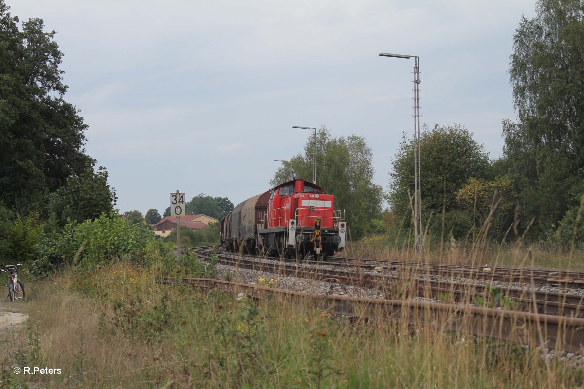 294 599-6 am Zugschluss vom 51643 Nrnberg - Marktredwitz in Wiesau. 08.09.13