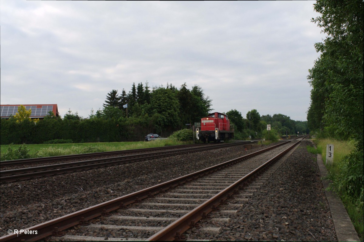 294 601-0 lz bei Schönfeld um die Wiesauer Übergabe zu holen. 15.06.15