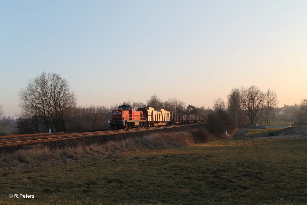 294 750 mit der Übergabe 56961 Wiesau - Marktredwitz bei Schönfeld. 11.03.14