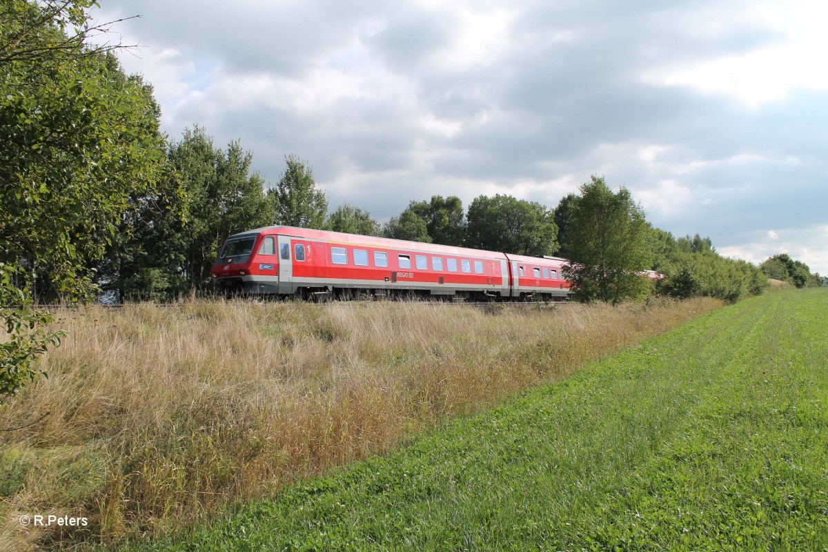 3 610er als RE nach Hof bei Schnfeld. 03.09.13