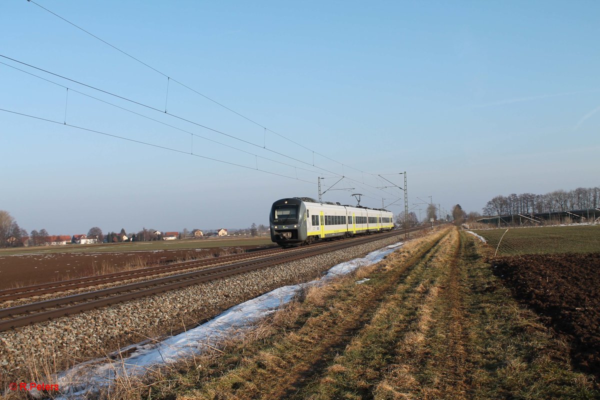 440 106 als ag84200 Plattling - Neumarkt/Oberpfalz bei Moosham. 11.02.17