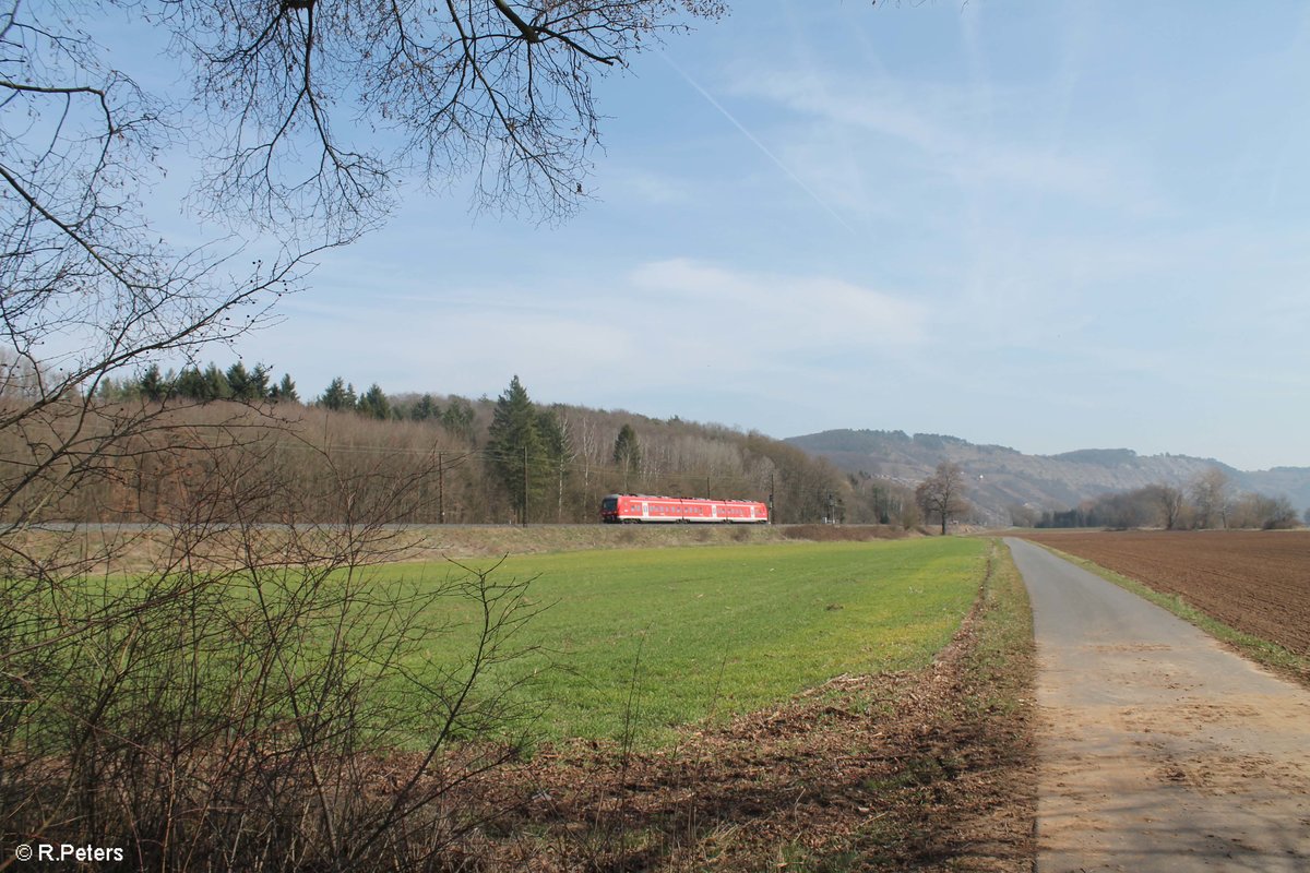 440 326-7 als RB 58028 Würzburg - Gemünden bei Harbach. 16.03.17